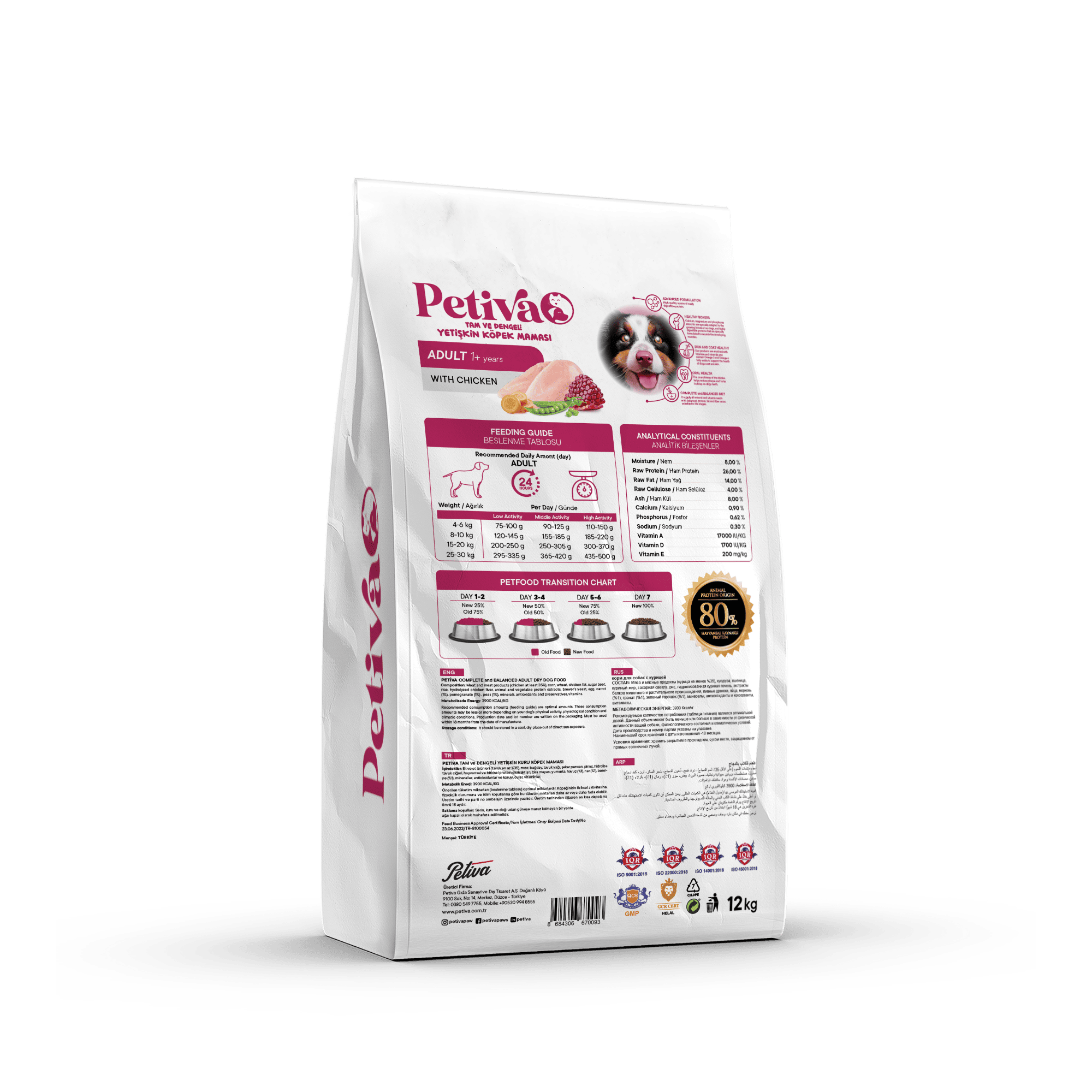 Petiva_12kgYetişkinKöpekTavuk_MockupArka blank